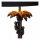 Tischlampe Stoff Schwarz Affen Palme 57,5 cm groß E27