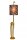Stoff Stehleuchte Giraffe Gold Braun E27 160 cm groß