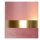Stilvolle Pendelleuchte Stoff Pink Gold E27 Ø30 cm rund