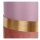 Elegante Tischlampe Stoff Pink Gold E14 22 cm Vintage