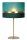 Tischlampe Stoffschirm Grün Gold 50 cm E14 blendarm