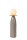 Tischlampe Porzellan Glas Grau Weiß 45 cm G9 blendarm