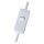 Tischlampe Porzellan Glas Grau Weiß 53 cm G9 gemütlich
