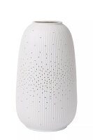 Dekorative Tischlampe Porzellan Weiß E14 24,1 cm klein