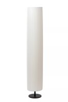 Runde Stehleuchte Stoffschirm Weiß E27 120 cm...