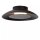 LED Deckenleuchte Metall Schwarz Ø21 cm rund 2700 K