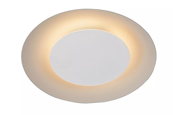 LED Deckenleuchte Metall Weiß Ø21 cm indirekt 2700 K