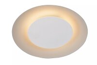 LED Deckenleuchte Metall Weiß Ø21 cm...