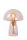 Pilz Tischlampe Pink 28 cm klein E27 bis 60 W Retro