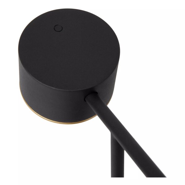 LED Tischleuchte Touch dimmbar Schwarz 40 cm 20-200 lm