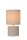 Blendarme Tischlampe Keramik Stoff Beige E14 26 cm