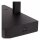Wandleuchte Stoff Schwarz H:45 cm E27 Kabel Stecker