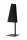 Große Tischleuchte Stoff Schwarz 56 cm E27 blendarm