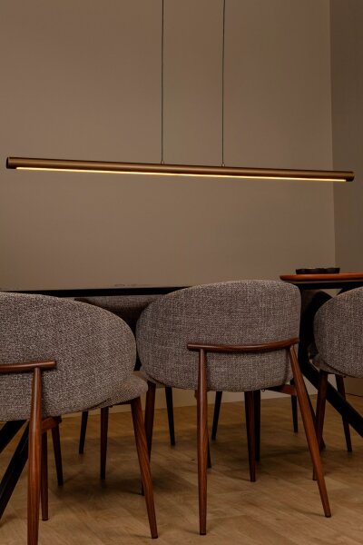 LED Hängelampe dimmbar Touch Bronze 140 cm 2700-4000 K