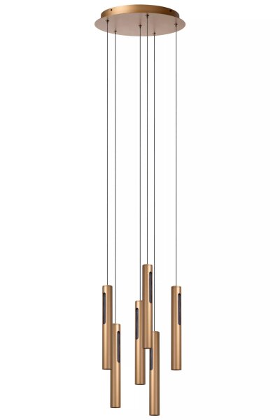 LED Hängelampe Aluminium in Bronze L:38 cm 2700-4000 K