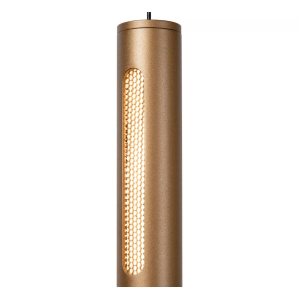LED Hängelampe Aluminium in Bronze L:38 cm 2700-4000 K