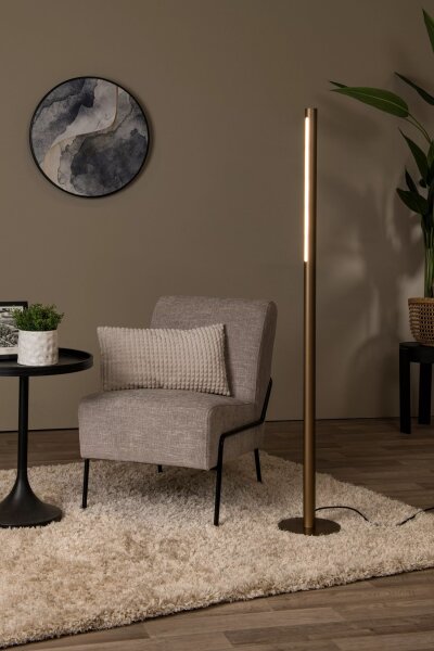 LED Stehlampe dimmbar Touch Bronze 140 cm 2700-4000 K