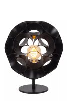 Elegante Tischlampe Metall Schwarz E27 29,2 cm Modern