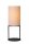 Tischlampe Beige Stoffschirm blendarm 50 cm groß E27