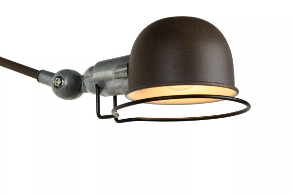 Wandspot Industrial Rostbraun T:68 cm E14 Knickgelenk
