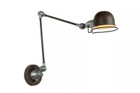 Wandspot Industrial Rostbraun T:68 cm E14 Knickgelenk