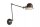 Wandspot Industrial Rostbraun T:68 cm E14 Knickgelenk