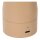 LED Akku Tischlampe Taupe Schalter Kegel 22 cm 2700 K