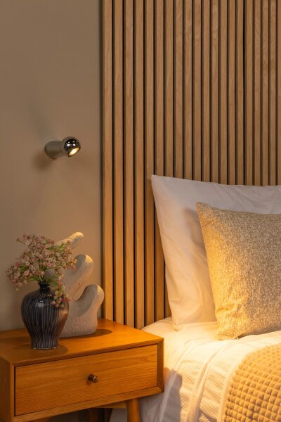 LED Wandlampe Aluminium in Chrom IP54 T:15 cm Modern