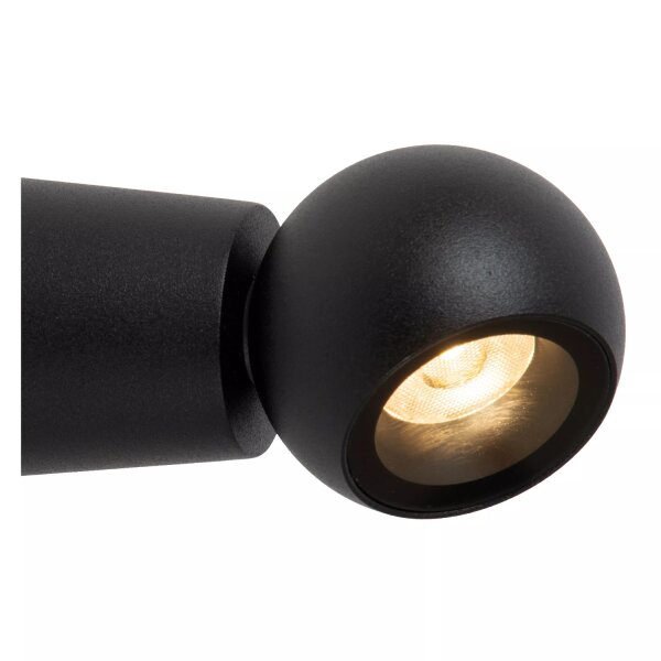 LED Wandlampe Aluminium Schwarz IP54 T:15 cm Modern