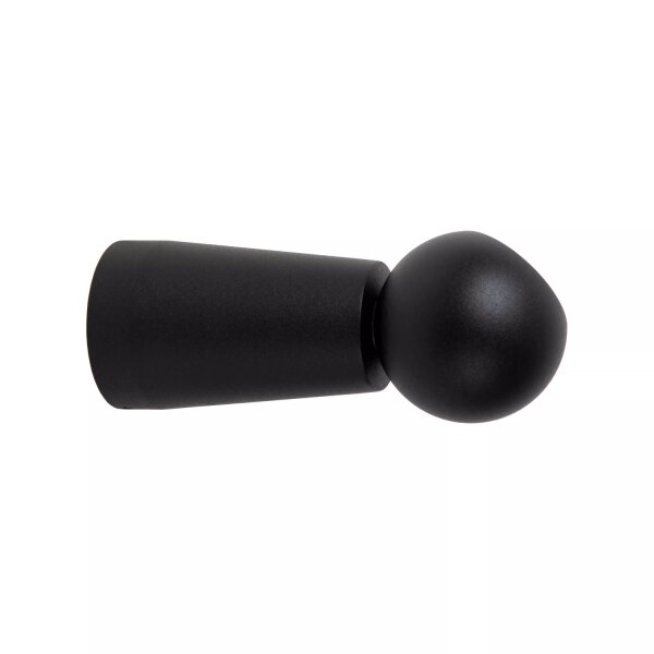LED Wandlampe Aluminium Schwarz IP54 T:15 cm Modern