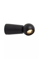 LED Wandlampe Aluminium Schwarz IP54 T:15 cm Modern