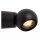 LED Wandlampe Aluminium Schwarz IP54 T:15 cm Modern