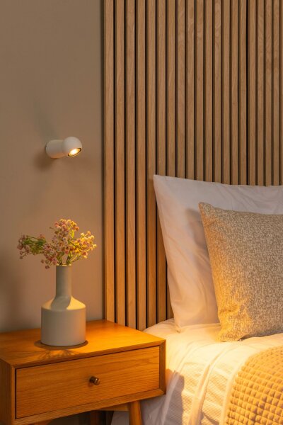 LED Wandlampe Aluminium Weiß IP54 H:6 cm Modern