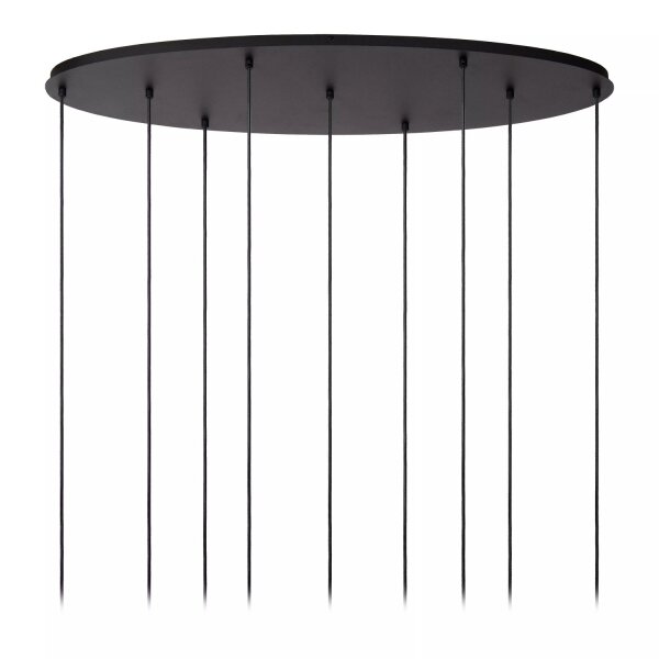 Hängelampe Rauchglas Metall 130 cm E27 GU10 in Messing