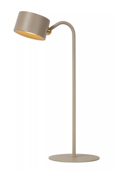LED Akku Tischlampe dimmbar Taupe 36 cm 2700-5700 K