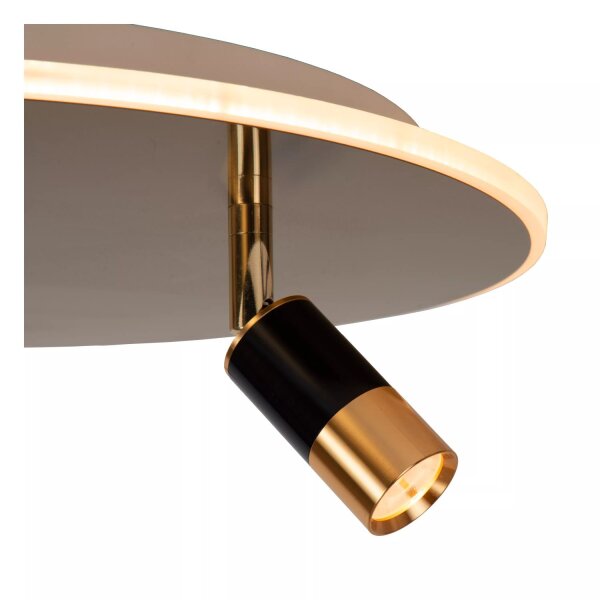 LED Deckenleuchte dimmbar in Gold Ø48 cm 2500-3000 K