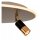 LED Deckenleuchte dimmbar in Gold Ø48 cm 2500-3000 K