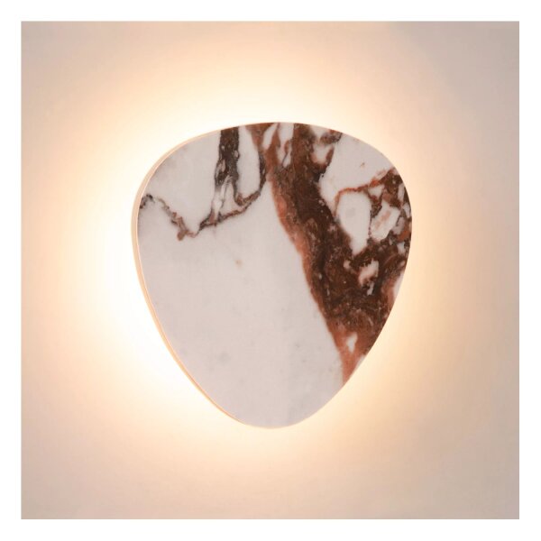 LED Wandlampe Keramik in Marmor indirekt H:20 cm 2700 K
