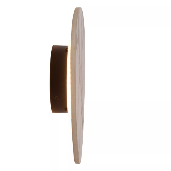 LED Wandlampe Keramik in Marmor indirekt B:30 cm 2700 K