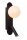 LED Wandleuchte Holz Glas Schwarz flexibel G9 H:32 cm