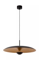 LED Pendelleuchte Aluminium Schwarz Gold 2700 K...