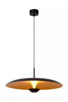LED Pendelleuchte Aluminium Schwarz Gold 2700 K...