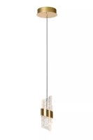 Moderne LED Hängelampe Gold Ø13 cm rund 2700...