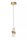 Moderne LED Hängelampe Gold Ø13 cm rund 2700 K 700 lm