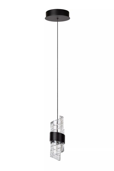 Moderne LED Hängelampe Schwarz Ø13 cm rund 2700 K 9 W