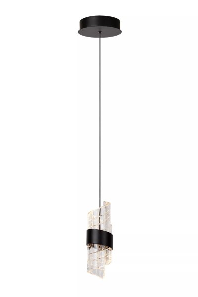 Moderne LED Hängelampe Schwarz Ø13 cm rund 2700 K 9 W
