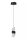 Moderne LED Hängelampe Schwarz Ø13 cm rund 2700 K 9 W