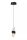 Moderne LED Hängelampe Schwarz Ø13 cm rund 2700 K 9 W