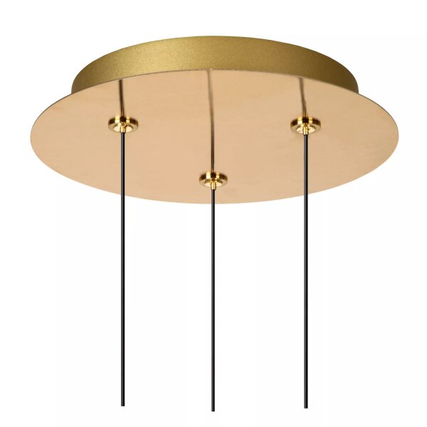 Moderne LED Hängelampe Gold B:25 cm 2700 K 3-flammig