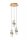 Moderne LED Hängelampe Gold B:25 cm 2700 K 3-flammig
